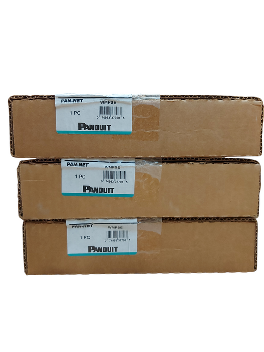 Lot 3x PANDUIT WMPFSE PATCHLINK HORIZONTAL CABLE MANAGER 19"
