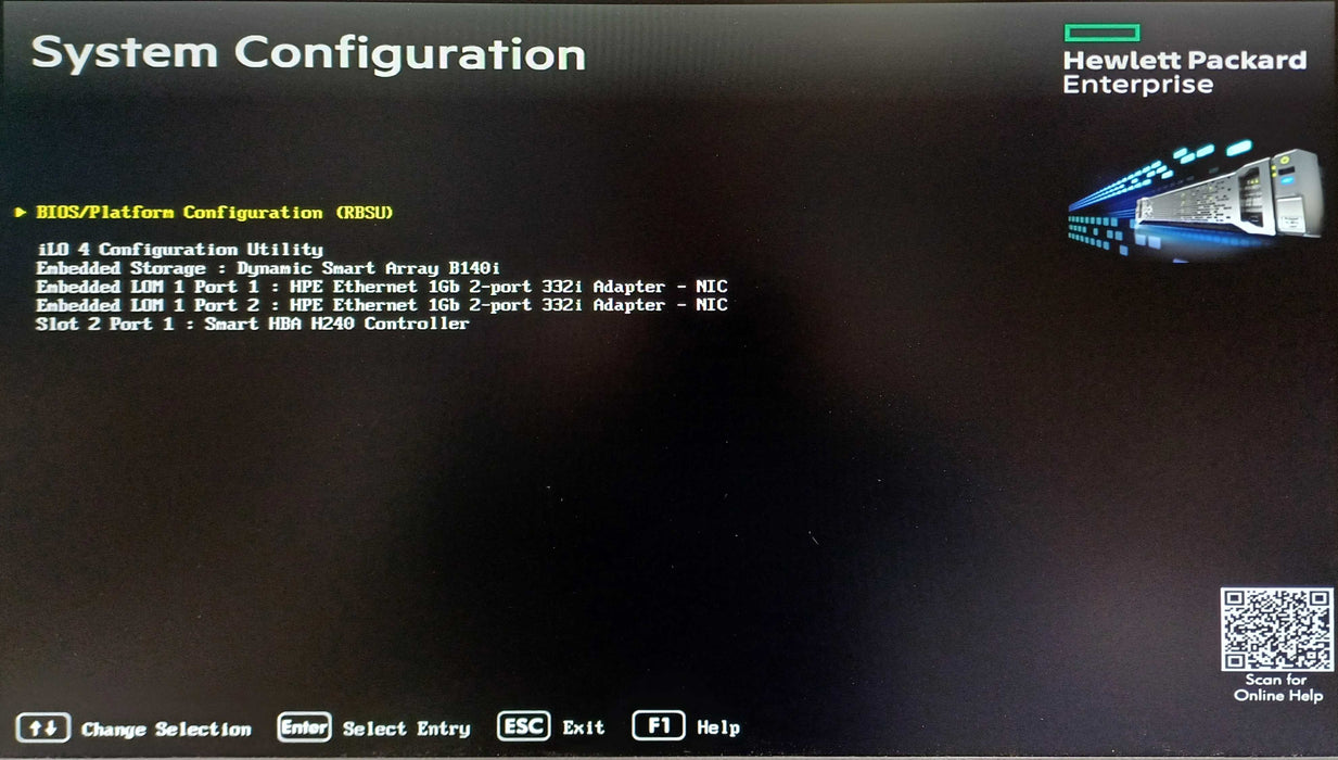HP ProLiant DL20 Gen9 1U 4x2.5", E3-1240v6, 16GB DDR4, B140i, HBA H240