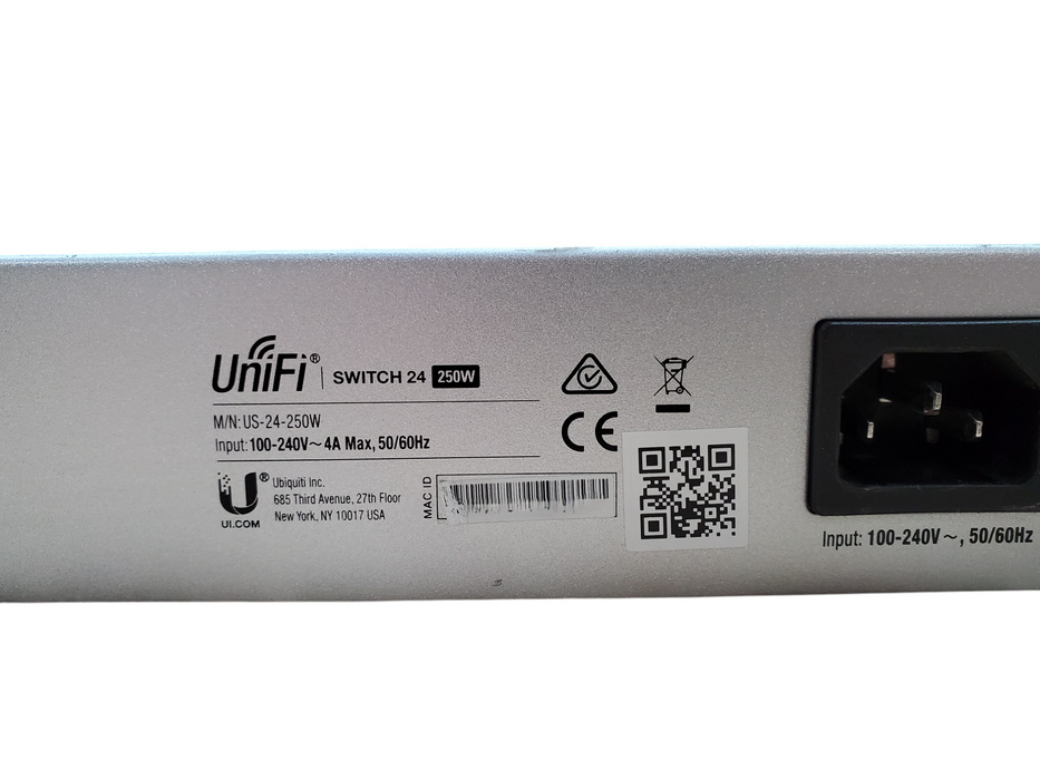 Ubiquiti UniFi Switch 24 250w US-24-250W Gigabit PoE Smart Switch *READ*