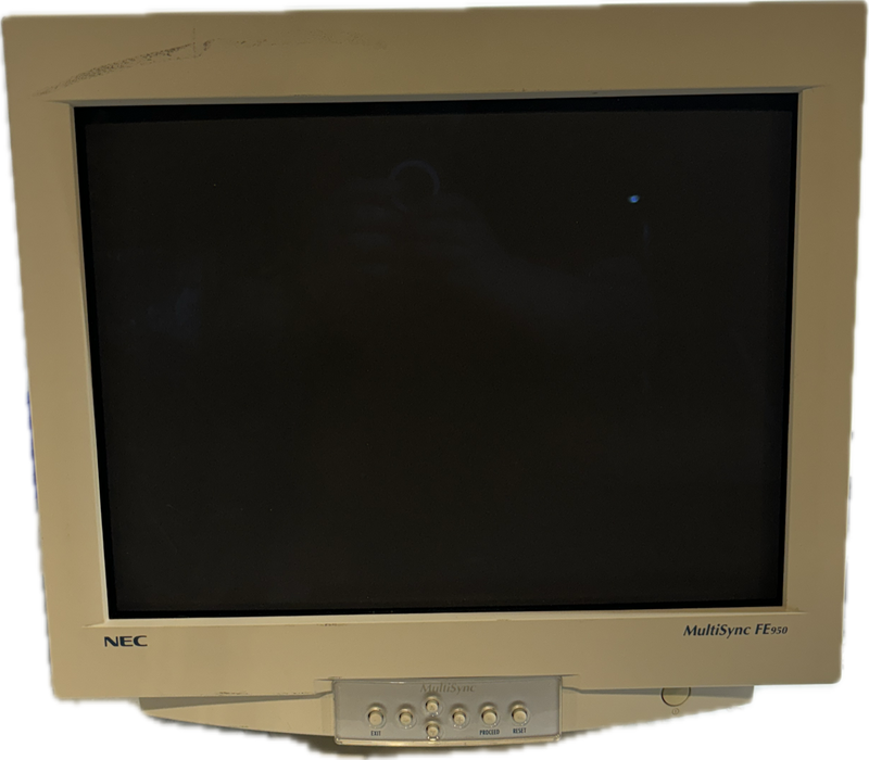 NEC MultiSync FE950 CRT (Flat Tube) Computer Monitor 18" Viewing Size