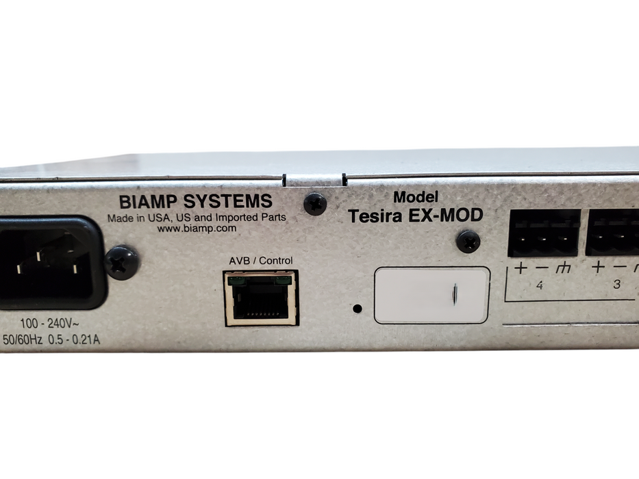 Biamp Systems TESIRA-EX-MOD Modular Expander Device *READ*