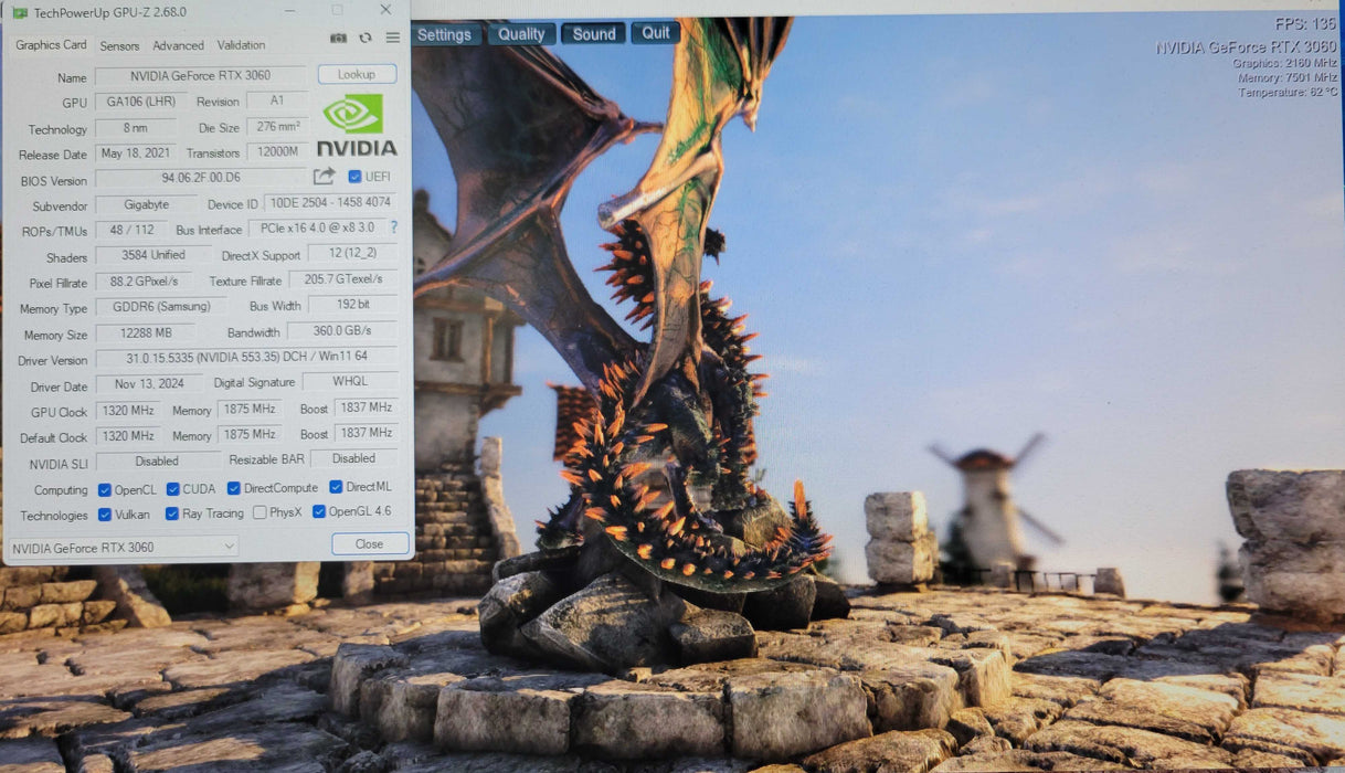 Gigabyte GeForce RTX™ 3060 GAMING OC-12GD GDDR6 Graphics card _