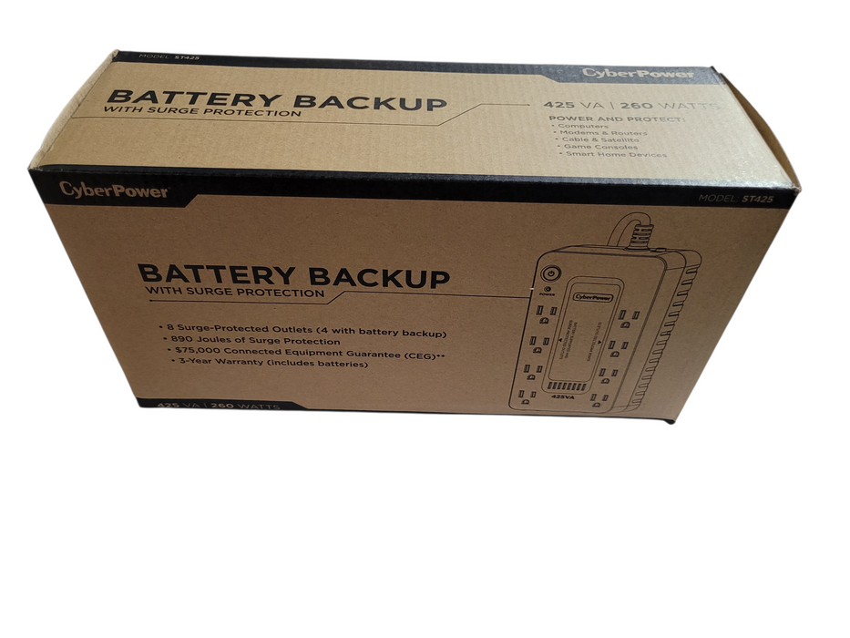Cyberpower battery Backup with surge protection ST425