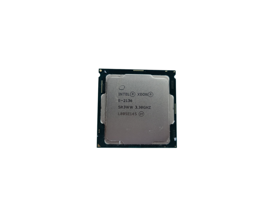 Intel Xeon E-2136 3.3-4.5GHZ 6 CORE 12MB 80W SR3WW LGA1151 CPU %