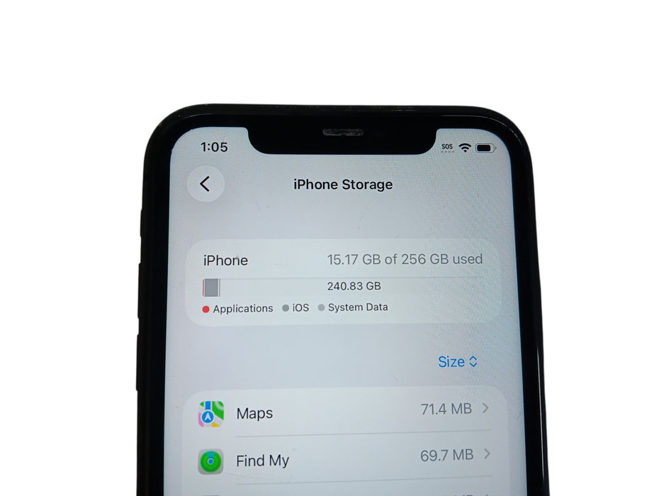 Apple iPhone 11 - 256GB - Space Gray [A2111] Read