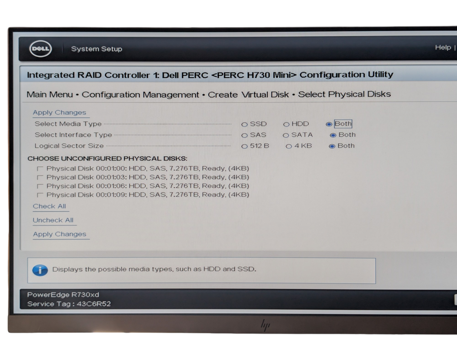 DELL PowerEdge R730xd 2x Intel Xeon E5-2620 v3 32GB RAM 4x 8TB HDD  -