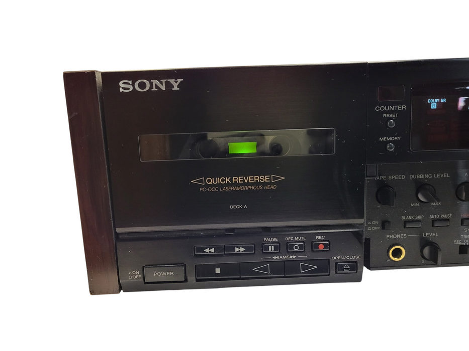 Sony TC-WR99ES Double Cassette Deck READ $
