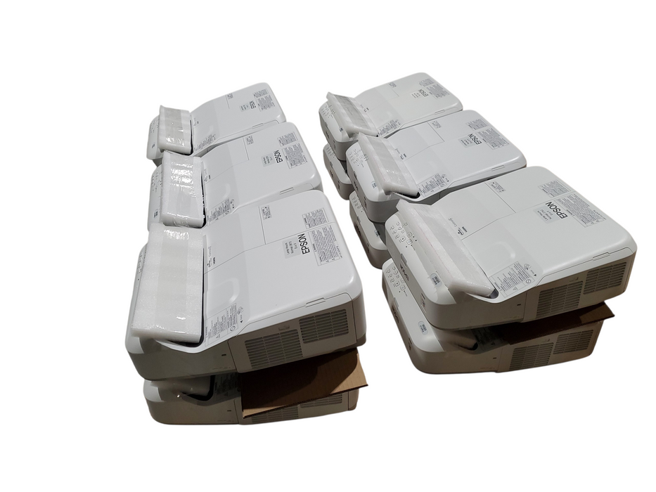 Lot of 12x Epson BrightLink 695Wi Projector 3LCD