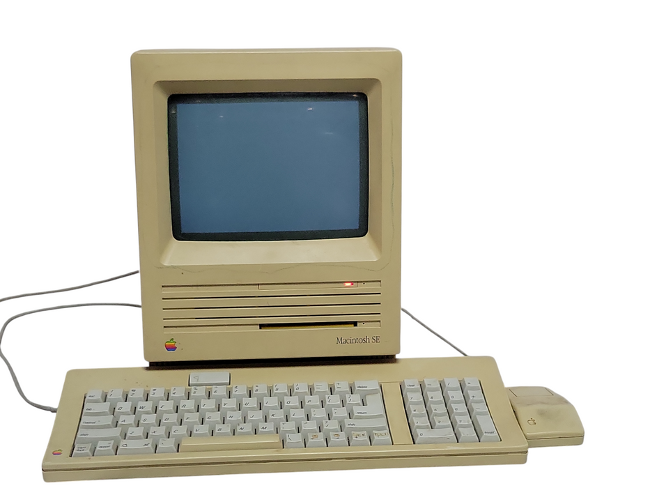 Vintage Apple Macintosh SE 1MB 800K 20SC Model M5011 Computer w/ keyboard/m _
