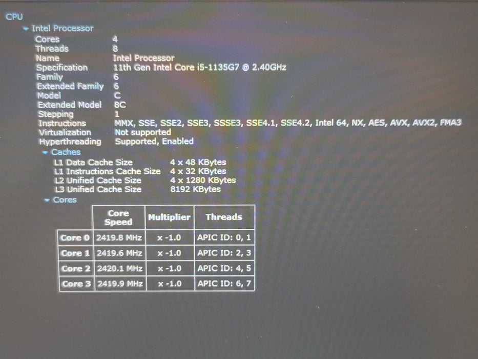 HP EliteBook 840 G8 i5-1135G7 16GB DDR4 256GB SSD β Lap200