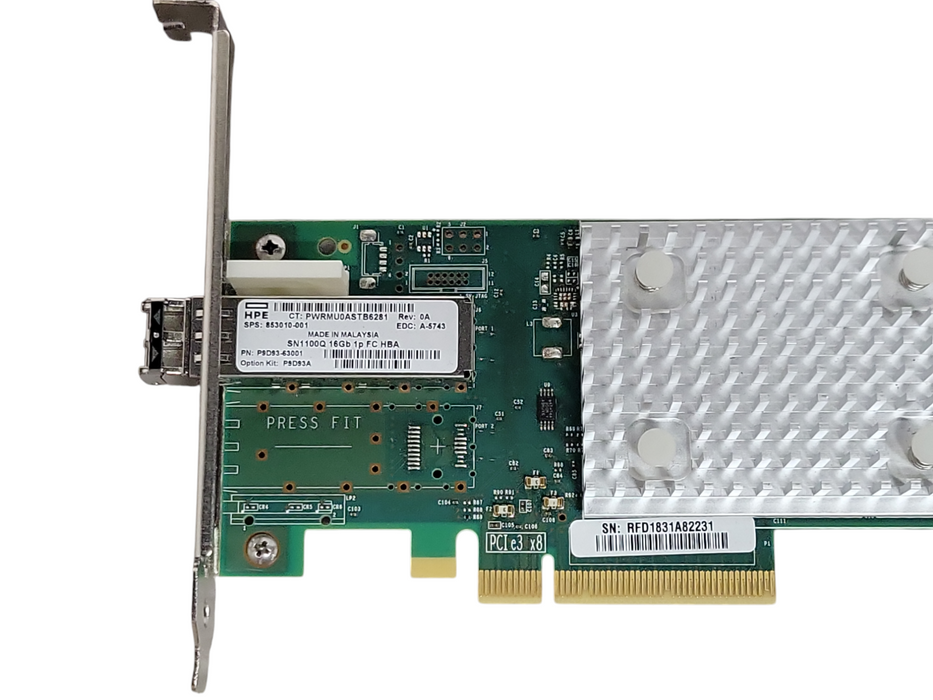 HPE QLE2690-HP 16Gb 1-Port FC HBA 853010-001 P9D93A High Profile _