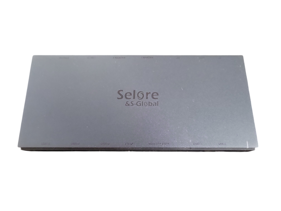 Selore & S-Global Dock Hub SEDK1001 15-IN-1 Docking Station Dual Monitor HD !