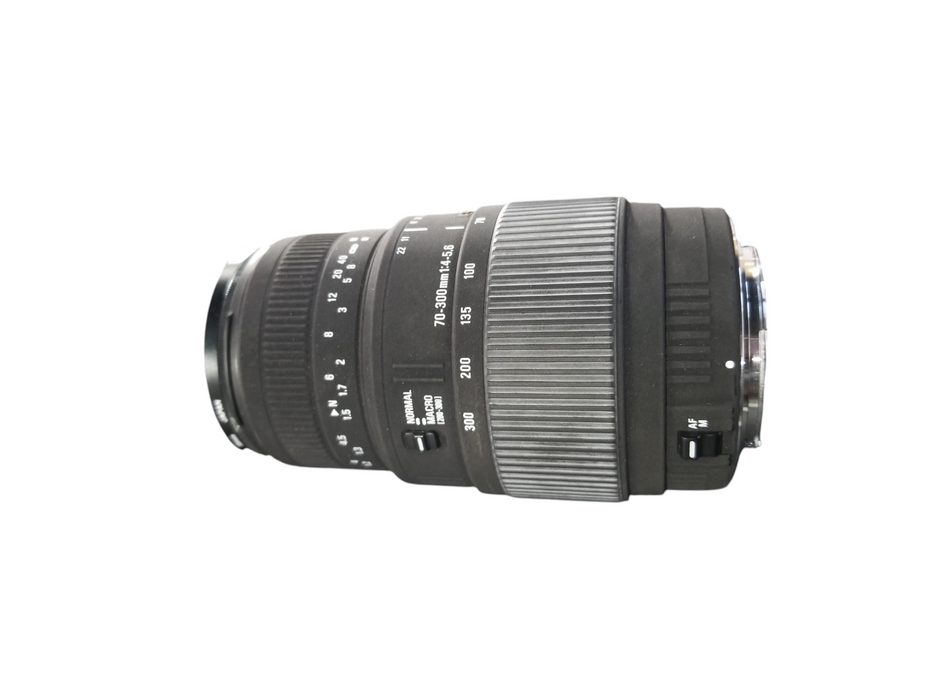 Sigma DG 70-300mm 1:4-5.6 Macro Zoom Lens, Mount AF/M Normal/ Macro