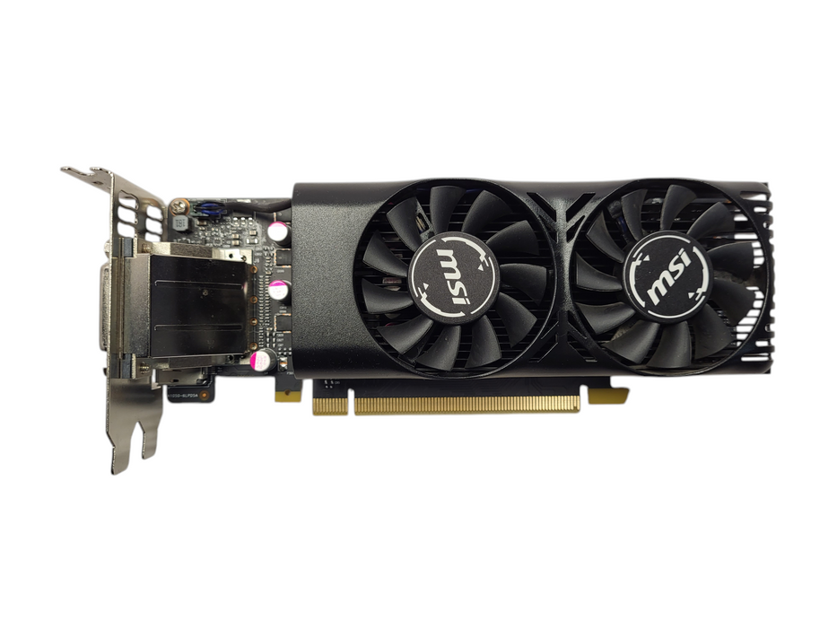 MSI GeForce GTX 1050 Ti 4GT LP 4GB GDDR5 Low Profile Graphics Card $