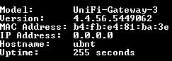 Ubiquiti Networks UniFi USG Security Gateway | Factory Reset !