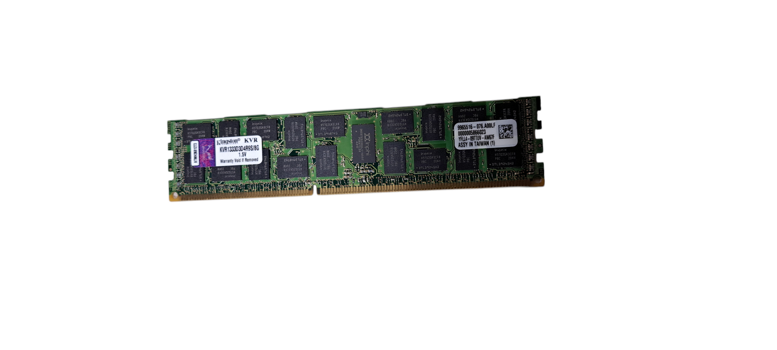 Kingston RAM 8GB DDR3-1333 ECC Registered KVR1333D3D4R9S/8G Server Memory Q