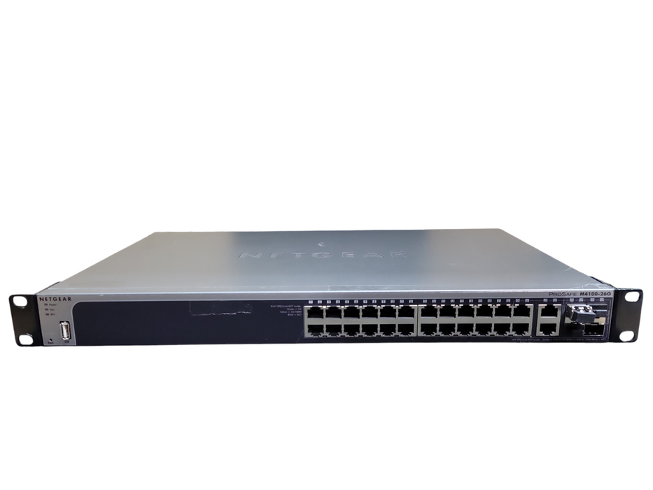 Netgear ProSafe M4100-26G 26-Port Gigabit Ethernet Managed Ethernet Switch !