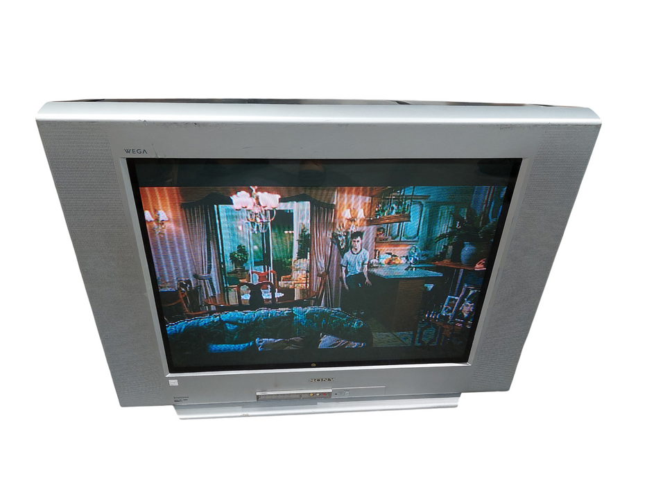 Sony Wega 27"Trintron Color TV Model: KV-32FS120 With Sony Blu-Ray BDP-S470 =