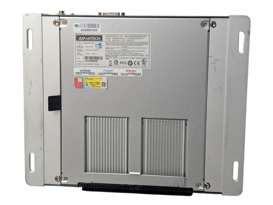 ADVANTECH ARK-3510L Intel Core i5-3610ME 16GB RAM 256GB SSD Fanless PC  -