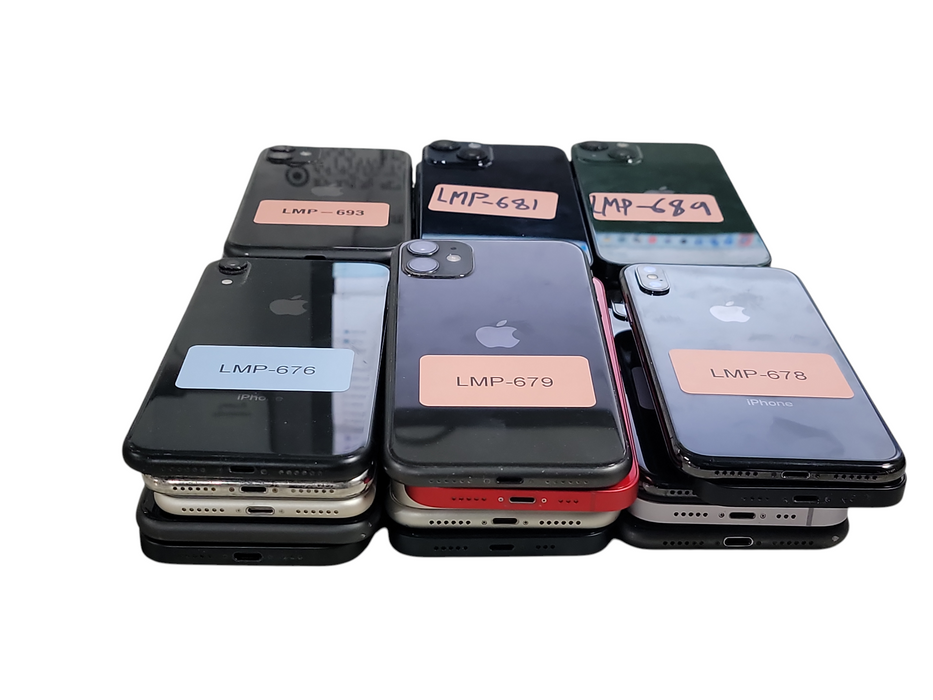 Lot of 30x Apple iPhone's [X to 16 | B Condition][LMP-19] (