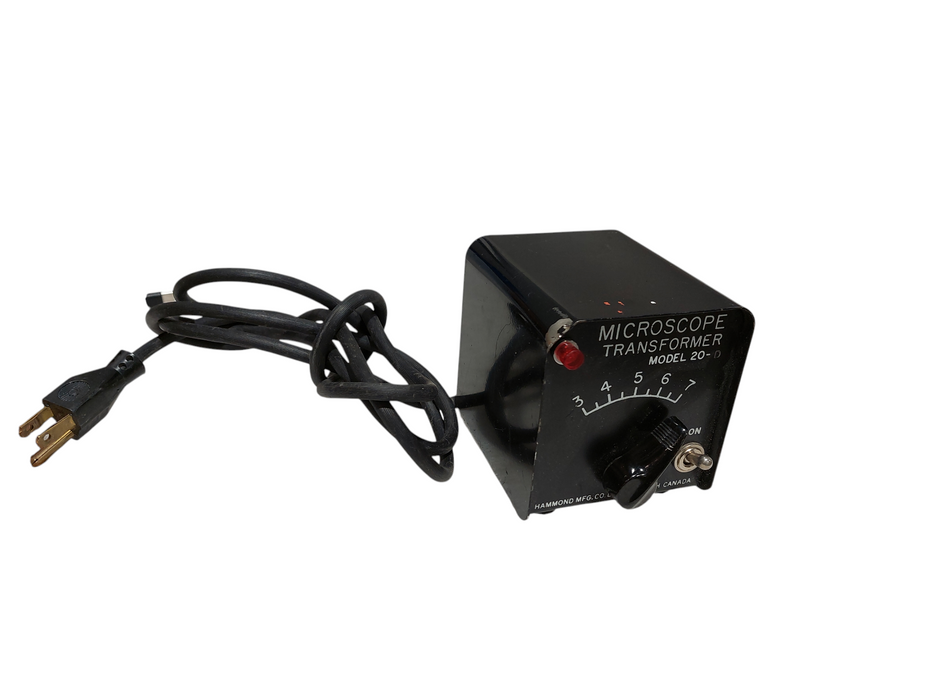 Hammond MFG. Microscope Transformer Model: 20-D  =