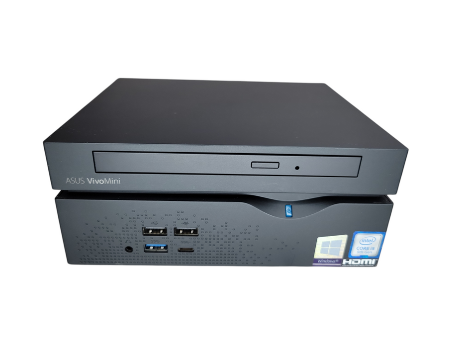 ASUS VivoMINI - Core i5-9500 8GB DDR4 256GB NVME Wi-Fi + PWR ADPTR %