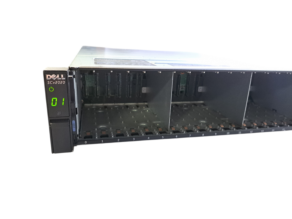 Dell Compellent SCV2020 24-Bay SFF Storage Array w/ 2x 10G-iSCSI-2 Modules