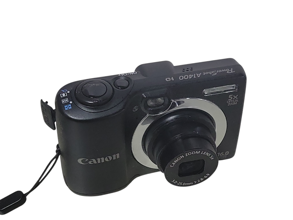 Canon PowerShot A1400 HD 16.0MP 5x Digital Camera, No SD Card _