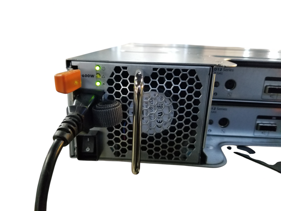 Dell PowerVault Storage MD1200 w/ 2x M12-6Gb-SAS Controllers 2x 600W PSUs