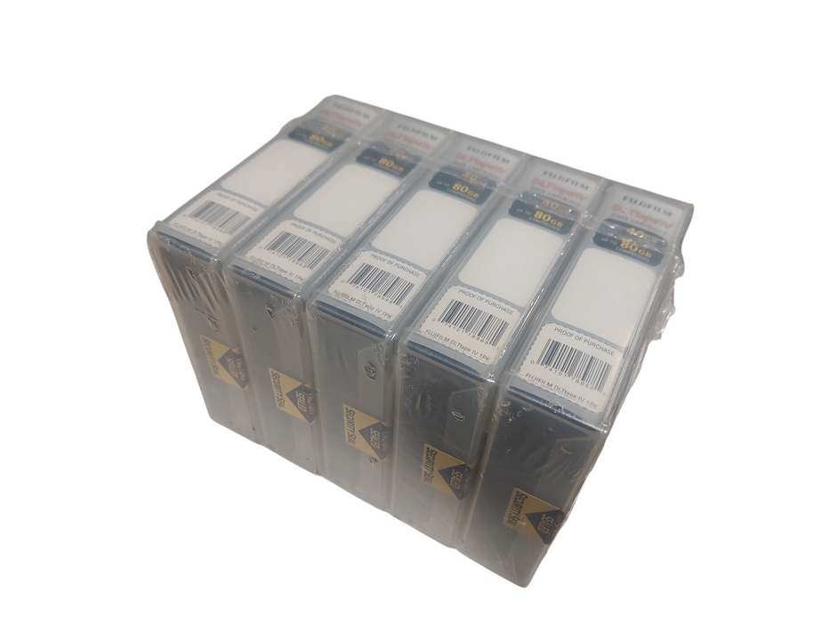 FujiFilm DLT tape 4 Data Cartridge 40GB / 80GB Package of 5 Tapes NEW Q=