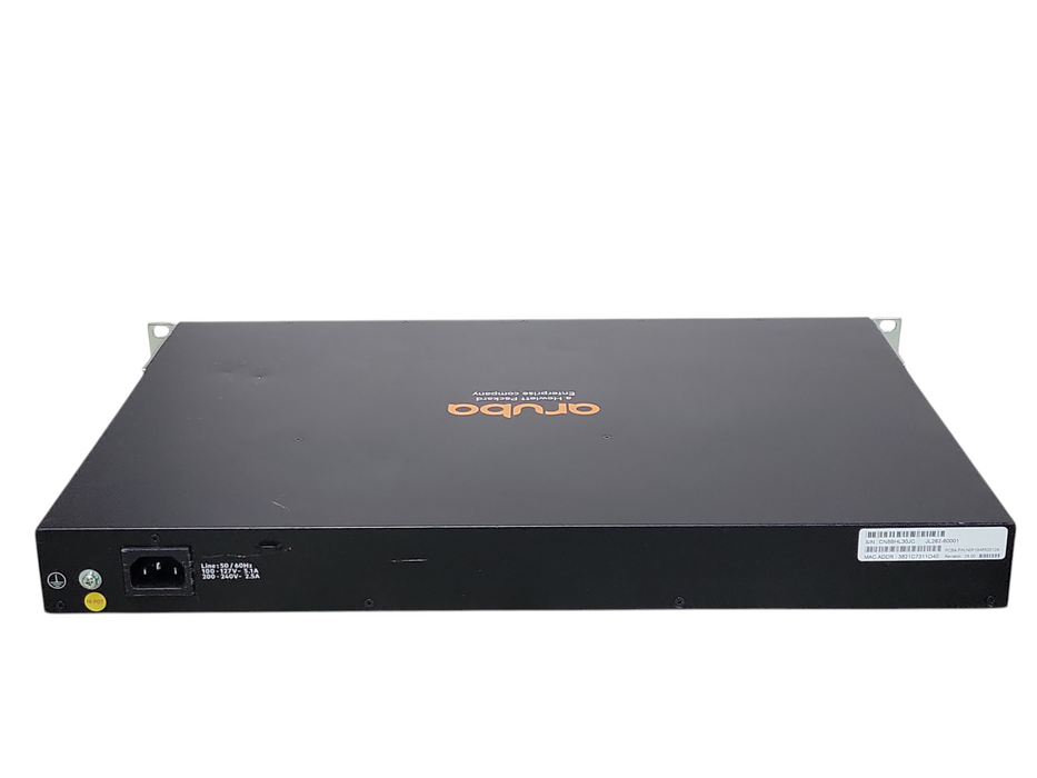 Aruba 2930F JL262A 48-port Gigabit PoE+ 370w 4x SFP Network Switch w/ Ears _