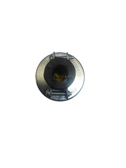 LOT 7x Eaton 2887-BOX Armored Connector – 15A 125V, NEMA 5-15, 2-Pole