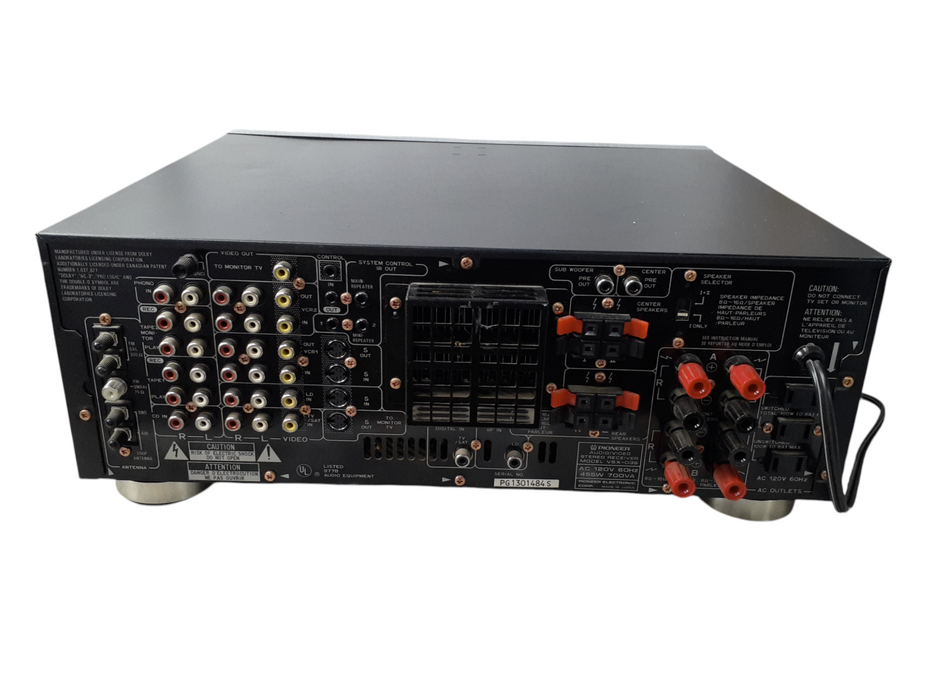 Pioneer VSX-D3S Audio/Video Stereo Receiver
