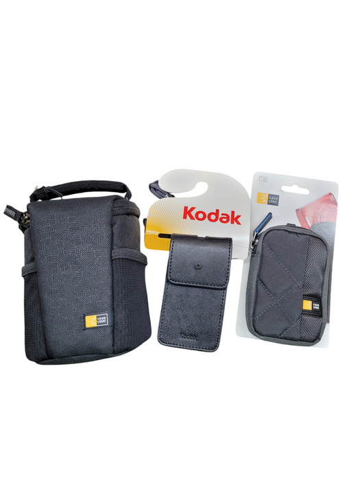 LOT of 17x Case Logic Camera Cases, Straps & Accessories & KODAK,