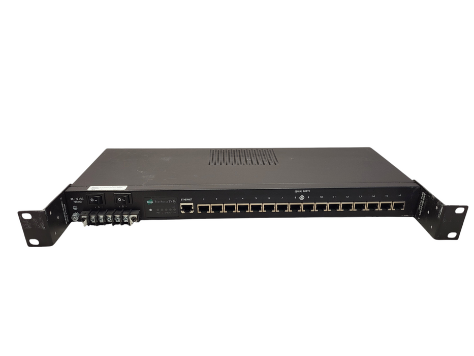 Digi PortServer TS 16 16-Port Ethernet Terminal Server 50000886-01 $