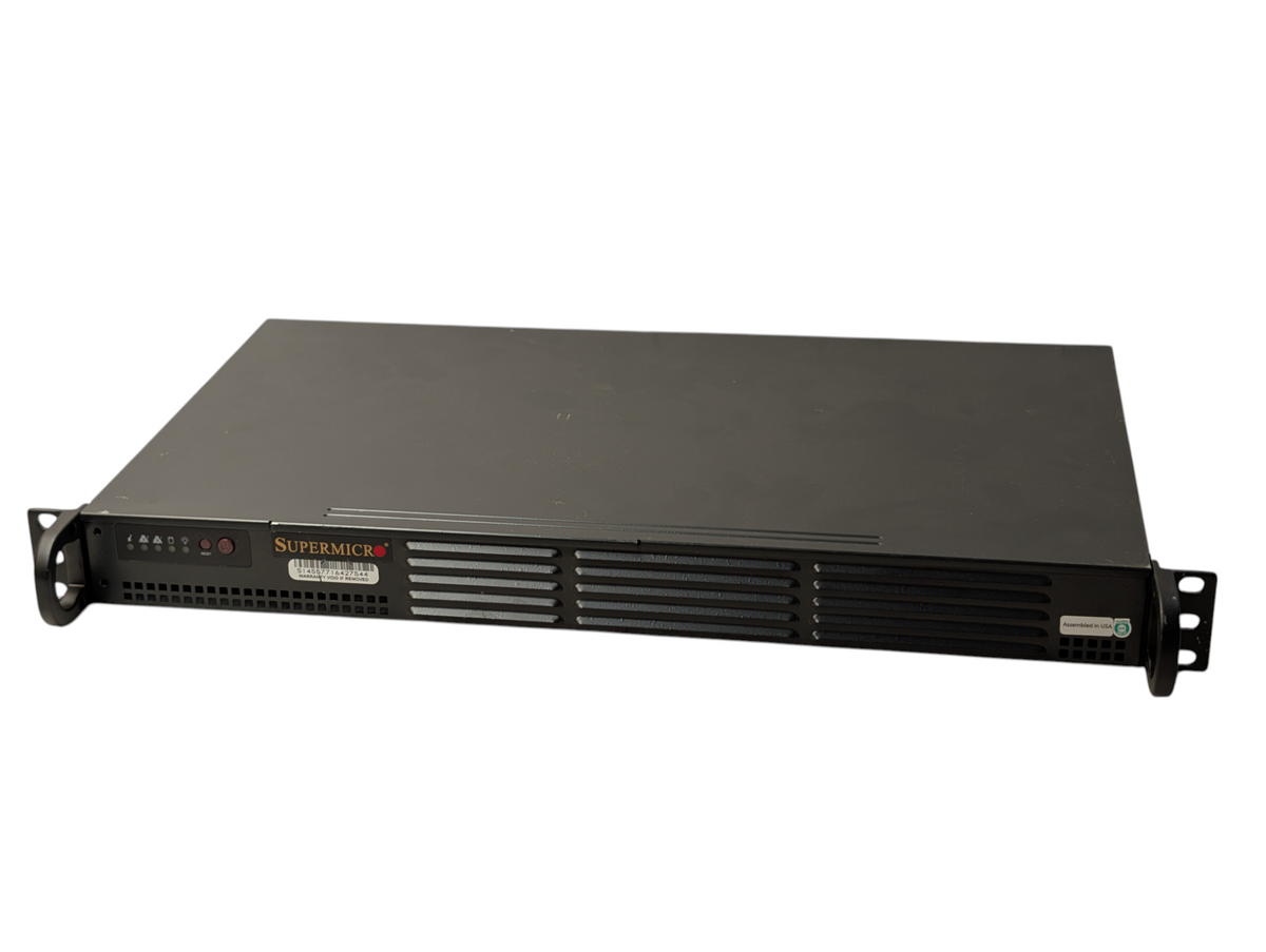 Supermicro CSE-504 Low Power Server A1SAi-2750F 8 Core 4GB RAM 128GB S ...