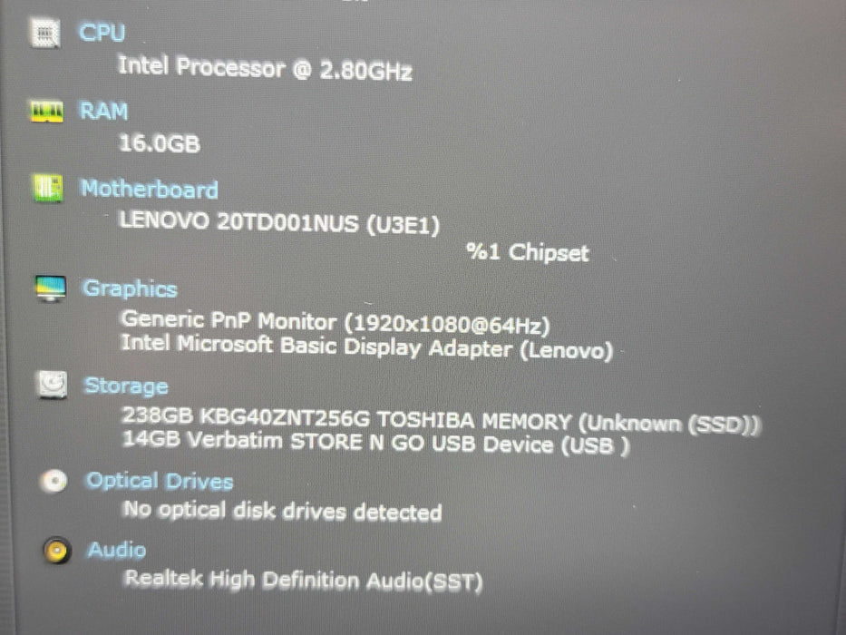Lenovo ThinkPad E15 Gen 2 i7-1165G7 16GB DDR4 256GB SSD  Qβ Lap200