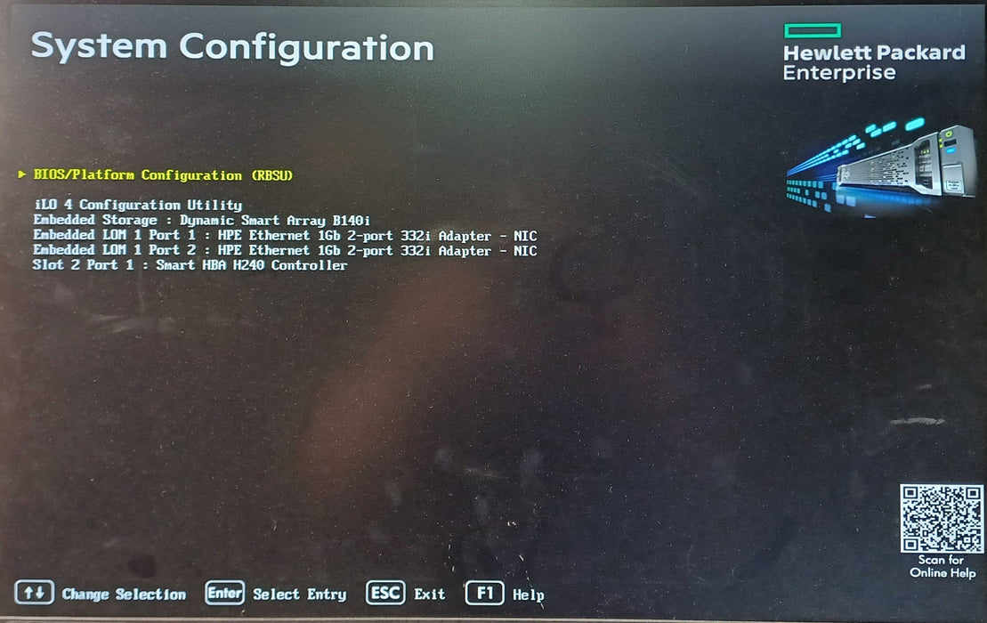 HP ProLiant DL20 Gen9 1U 4x2.5", Xeon E3-1240v6, 16GB DDR4, B140i