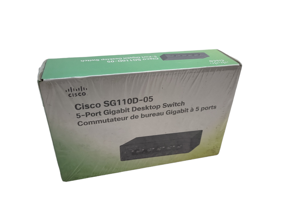 Cisco Small Business 5-Port GigaBit Desktop Switch SG100D-05 &