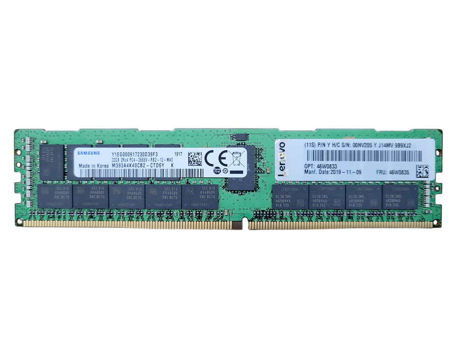 Samsung 32GB 2Rx4 PC4-2666V-RB2-12-MA0 Server Ram Q!