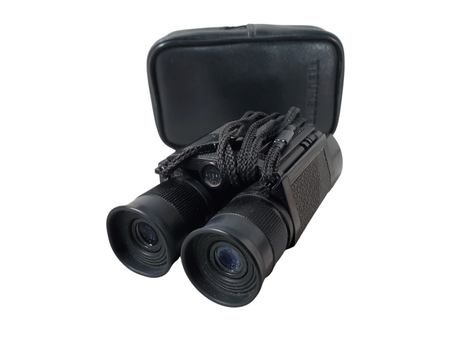 Bushnell 8 x 20 Field 8.2° Wide Angle Binoculars w Leather Case Manual