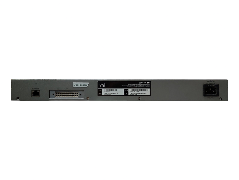 Cisco SG550X-24P-K9 24 Port 1GB/PoE 4 Port SFP+ Managed Switch, READ