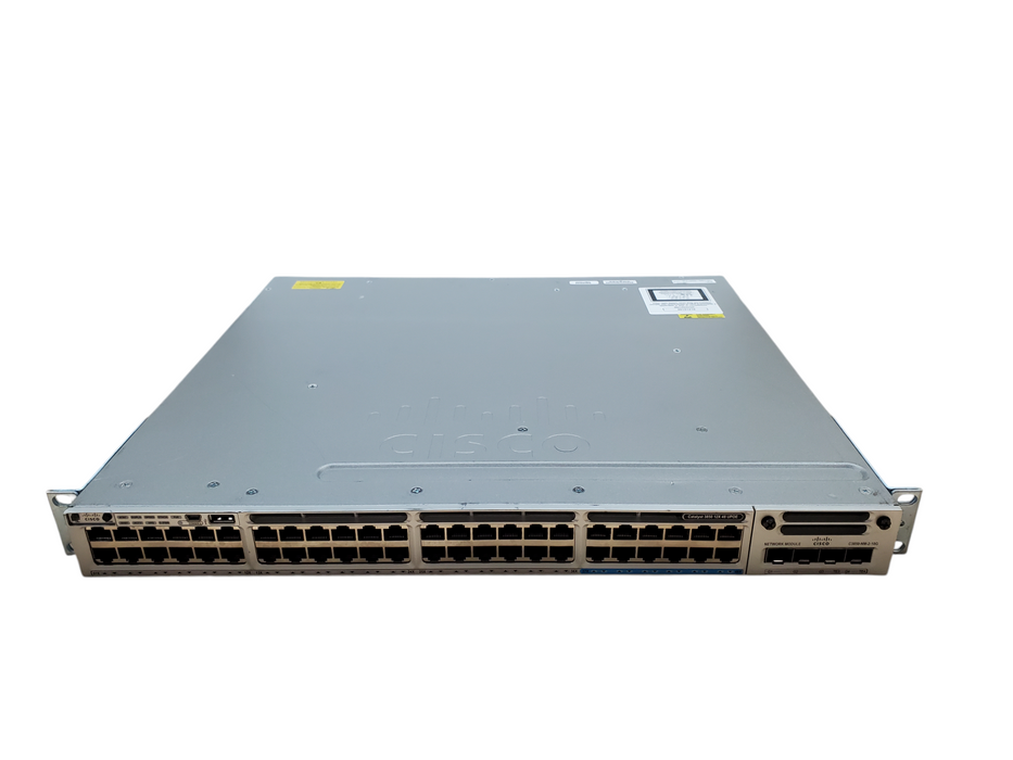 Cisco WS-C3850-12X48U-S 48 Port UPoE w/ 2-10G Module & 2x PSU