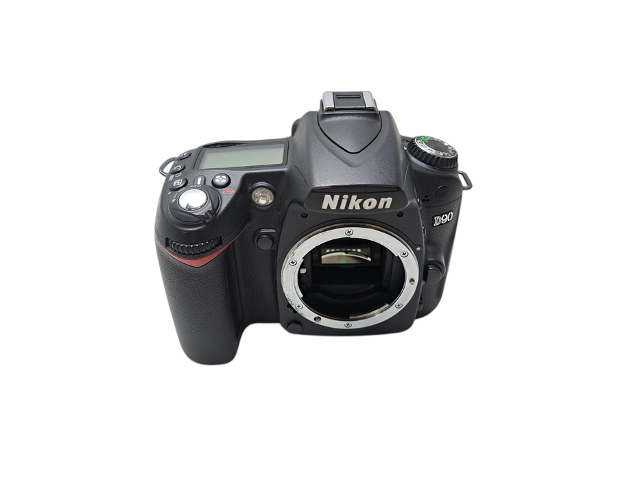 Nikon D90 12.3MP Digital SLR DSLR Camera Body Only *READ* )