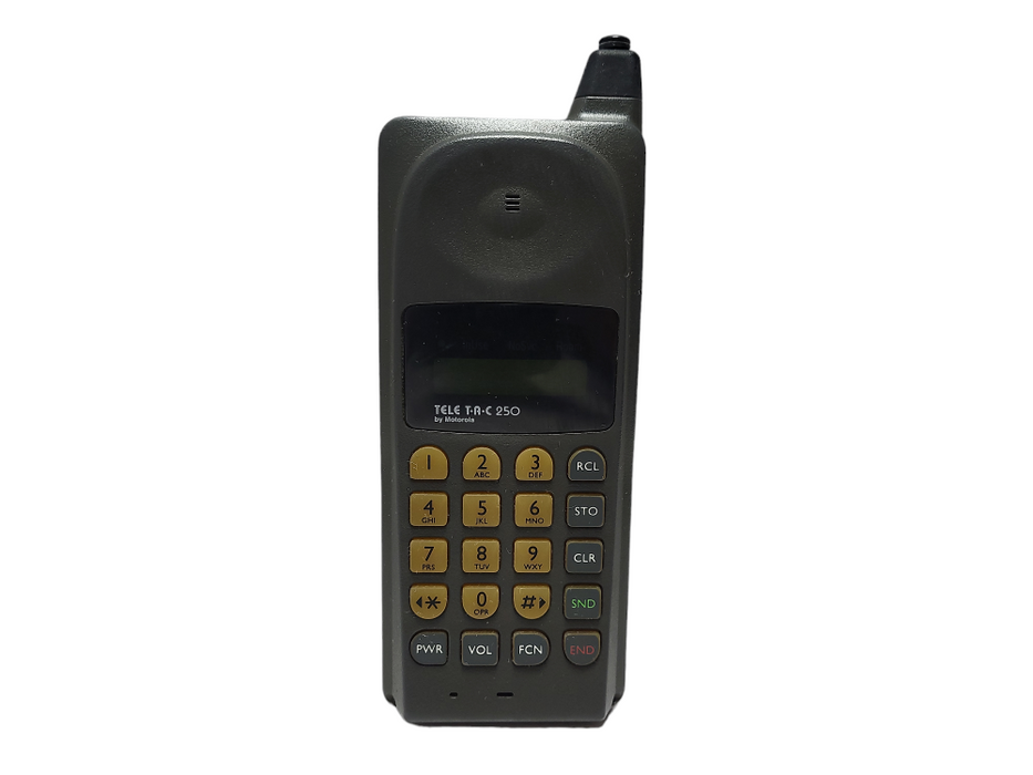 Vintage Motorola TELE T.A.C 250 cellphone READ $
