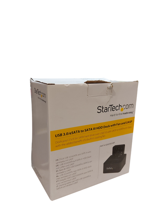 Startech External Dock Station SDOCKU33EF for 2.5/3.5 in SATA III - OPEN BOX