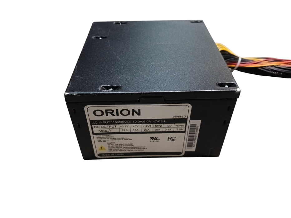 ORION HP585D GPB500s 585W Non modular ATX Desktop Power Supply Q