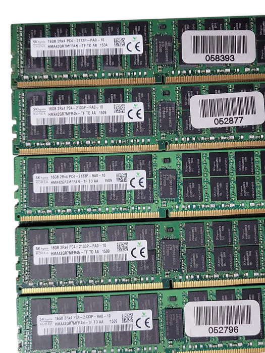 Lot of 27x SKhynix 16GB 2Rx4 PC4-2133P-RA0 DDR4 Server RAMs _