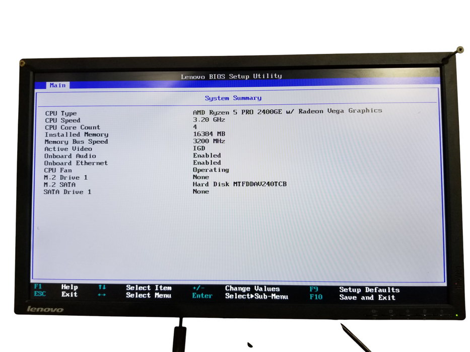 Lenovo ThinkCentre M715q, Ryzen 5 PRO 2400GE, 16GB DDR4, 256GB NVMe + Adapt