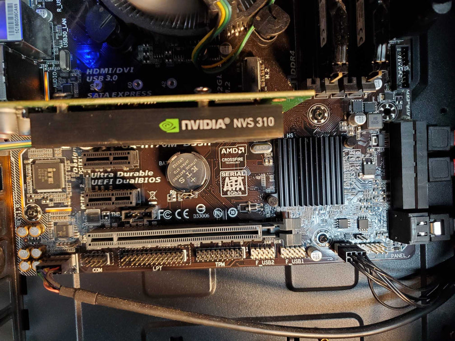 Custom PC, GIGABYTE H170M-DS3H, i5-6500, 16GB DDR4, EVGA 750BQ